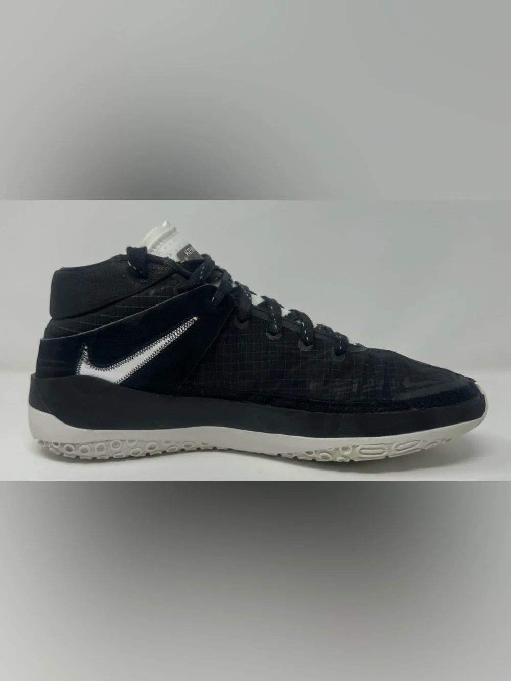 Nike KD 13 TB Black Platinum Kevin Durant Basketball Mesh Mid Top Sneakers